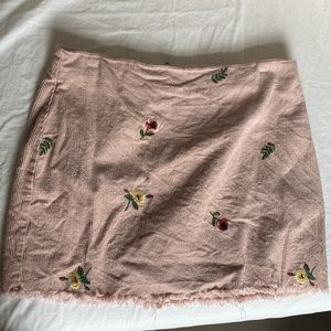 Corduroy skirt